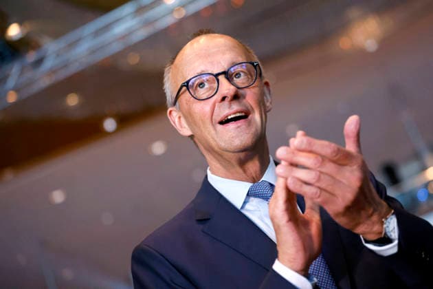 Bundeskanzler Friedrich Merz (CDU) auf dem Landesparteitag der CDU NRW im Maritim Hotel Düsseldorf. Düsseldorf, 04.07.2026 NRW Deutschland *** Chancellor Friedrich Merz (CDU) at the CDU North Rhine-Westphalia State Party Convention at the Maritim Hotel in Düsseldorf, Düsseldorf, July 4, 2026, North Rhine-Westphalia, Germany Copyright: xChristophxHardtx