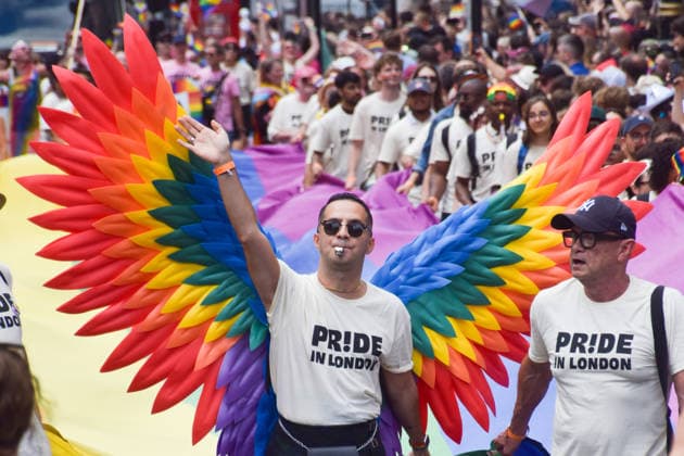 News Bilder des Tages July 4, 2026, London, England, United Kingdom: Participants pass through Piccadily during the Pride In London parade. London United Kingdom - ZUMAv130 20260704_zip_v130_001 Copyright: xVukxValcicx