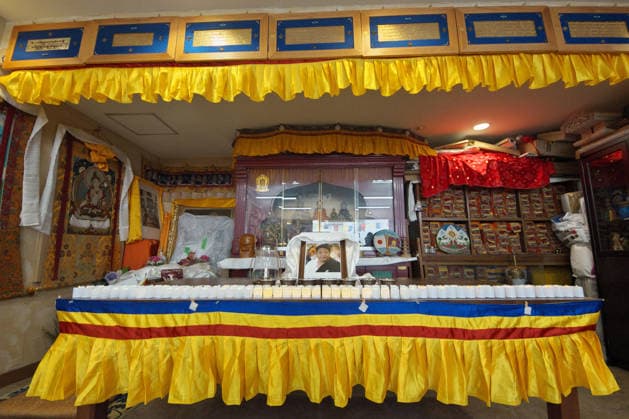 Tibetan hold a buddhist service for activist Lobga Rangzen in Tokyo, Japan on Saturday, July 4, 2026. He was self-immolated for against China government outside the United Nations headquarters on July 2nd.  TKP2026070412 KEIZOxMORI