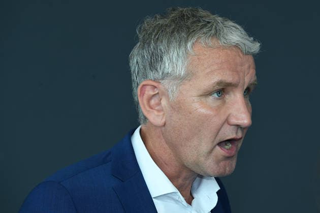 17. Bundesparteitag der Alternative für Deutschland am 04.07.2026 in der Messe Erfurt in Erfurt Björn Höcke ( Fraktionsvorsitzender der AfD im Thüringer Landtag ) *** 17th Federal Party Convention of the Alternative for Germany on July 4, 2026, at the Erfurt Exhibition Center in Erfurt; Björn Höcke, AfD parliamentary group leader in the Thuringian State Parliament xRx
