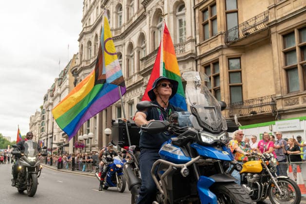 Pride March 2026, London UK 04 July 2026 Participants take part in London Pride 2026 celebrations in central London on 4 July 2026. The annual event brought together members of the LGBTQ+ community, allies, and supporters to celebrate diversity, visibility, and equality., Credit:JAMES LEONARD COOK James Cook Avalon  Copyright: xJAMESxLEONARDxCOOKx xJamesxCookx xAvalonx 1114385897