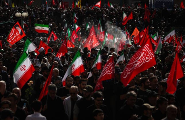 Farewell ceremony for Iran s former leader Khamenei in Tehran TEHRAN, IRAN - JULY 4: ( RESTRICTIONS: NO Access Israel Media Persian Language TV Stations Outside Iran Strictly No Access BBC Persian VOA Persian Manoto TV Iran International TV ) (----EDITORIAL USE ONLY - MANDATORY CREDIT - IRANIAN LEADER PRESS OFFICE HANDOUT - NO MARKETING NO ADVERTISING CAMPAIGNS - DISTRIBUTED AS A SERVICE TO CLIENTS----) Mourners attend a farewell ceremony for former Iranian leader Ali Khamenei, who was killed in the US-Israeli attacks, at Imam Khomeini Musalla Mosque in Tehran, Iran, on July 4, 2026. Iranian Leader Press Office Handout Anadolu Tehran Iran. Editorial use only. Please get in touch for any other usage.  Copyright: x2026xAnadoluxIranianxLeaderxPressxOffice Handoutx