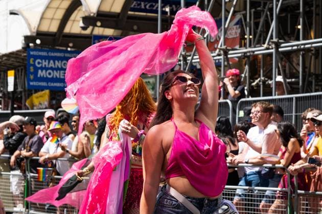 London Pride Parade 2026 LONDON, UNITED KINGDOM JULY 4, 2026: Thousands of people fill the streets during Pride in London in London, United Kingdom, on July 4, 2026. Participants marched through the British capital celebrating LGBTQ+ rights, visibility and equality. London United Kingdom of Great Britain and Northern Ireland Copyright: x xKaixJohnsonx xJNAxPressx