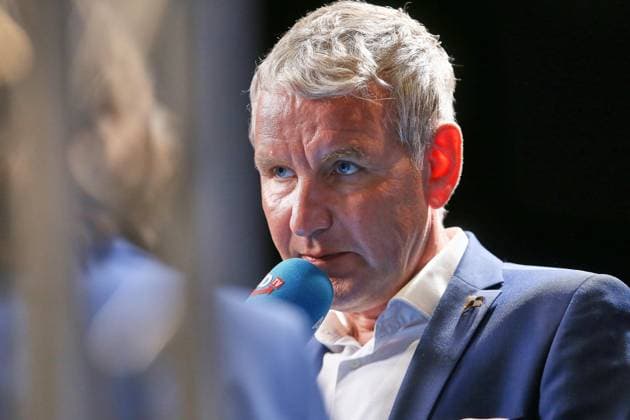 Erfurt, Thüringen, Deutschland, 04.07.2026: Messe: AfD-Bundesparteitag: Björn Höcke *** Erfurt, Thuringia, Germany, July 4, 2026: AfD National Party Convention, Björn Höcke Copyright: xdtsxNachrichtenagenturx dts_126352
