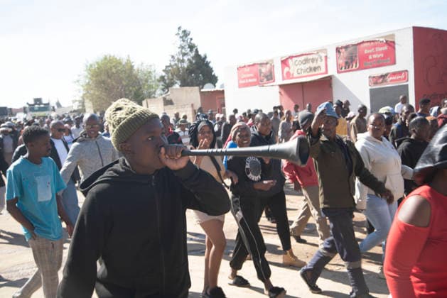 July 4, 2026, Pretoria, Gauteng, South Africa: PRETORIA, SOUTH AFRICA JULY 04: March and March protest during a march against illegal immigrants in Olievenhoutbosch on July 04, 2026 in Pretoria, South Africa. It is reported that the group is calling on the police to intervene on high crimes allegedly caused by illegal immigrants. Pretoria South Africa  - ZUMAd214 20260704_znp_d214_078 Copyright: xManashxDasx