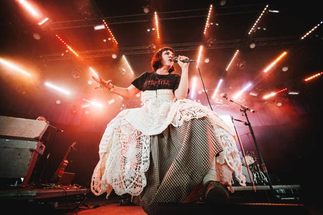 Sara Parkman live at Roskilde Festival 2026 Roskilde, Denmark. 04th, July 2026. The Swedish singer and musician Sara Parkman performs a live concert during the Danish music festival Roskilde Festival 2026 in Roskilde. Denmark, Roskilde  Copyright: xGonzalesxPhoto ChristianxHjorthx
