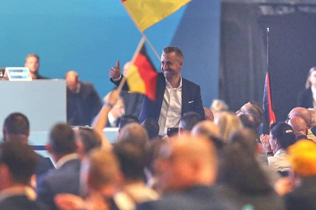 Erfurt, Thüringen, Deutschland, 04.07.2026: Messe: AfD-Bundesparteitag: Ulrich Siegmund, Spitzenkandidat in Sachsen-Anhalt *** Erfurt, Thuringia, Germany, July 4, 2026: AfD National Party Convention; Ulrich Siegmund, lead candidate in Saxony-Anhalt Copyright: xdtsxNachrichtenagenturx dts_126370