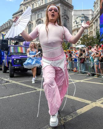 . 04 07 2026. London, United Kingdom. Pride in London Parade 2026. Pride in London 2026 a celebration of LGBTQ+ pride, with a parade through Piccadilly to performances on stage at Trafalgar Square.  xMartynxWheatleyx xi-Imagesx IIM-26883-0011