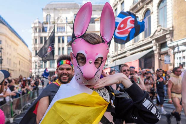 . 04 07 2026. London, United Kingdom. Pride in London Parade 2026. Pride in London 2026 a celebration of LGBTQ+ pride, with a parade through Piccadilly to performances on stage at Trafalgar Square.  xMartynxWheatleyx xi-Imagesx IIM-26883-0015