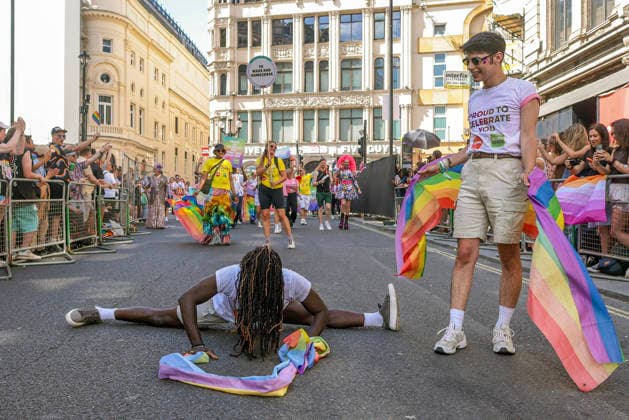 . 04 07 2026. London, United Kingdom. Pride in London Parade 2026. Pride in London 2026 a celebration of LGBTQ+ pride, with a parade through Piccadilly to performances on stage at Trafalgar Square.  xMartynxWheatleyx xi-Imagesx IIM-26883-0018