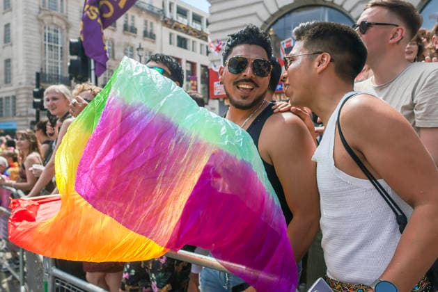 . 04 07 2026. London, United Kingdom. Pride in London Parade 2026. Pride in London 2026 a celebration of LGBTQ+ pride, with a parade through Piccadilly to performances on stage at Trafalgar Square.  xMartynxWheatleyx xi-Imagesx IIM-26883-0036