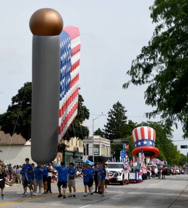 July 4, 2026, Racine, Wisconsin, USA: Racine, Wisconsin hosted its 90th annual 4th of July parade on Main Street July 4, 2026.The theme was Ã¢â‚¬oeHappy 250 America. Racine USA  - ZUMAh154 20260704_znp_h154_008 Copyright: xMarkxHertzbergx