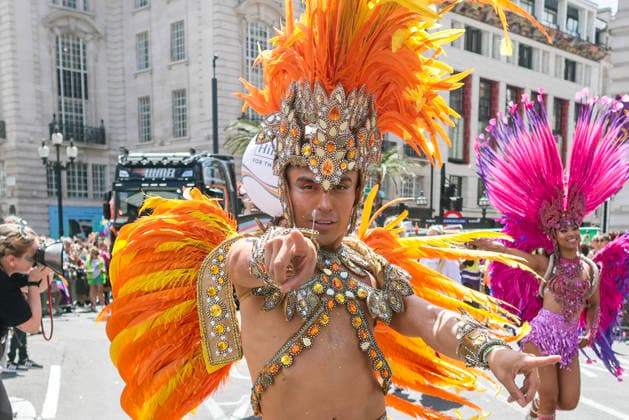 . 04 07 2026. London, United Kingdom. Pride in London Parade 2026. Pride in London 2026 a celebration of LGBTQ+ pride, with a parade through Piccadilly to performances on stage at Trafalgar Square.  xMartynxWheatleyx xi-Imagesx IIM-26883-0037