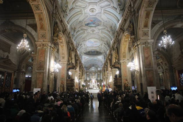 Santiago, July 4, 2026 A Holy Mass is being held at the Metropolitan Cathedral of Santiago for the victims of the earthquake in Venezuela and for the country’s reconstruction. Jonnathan Oyarzun Aton Chile, Santiago, Chile Aton 1169933  Copyright: JONNATHANxOYARZUN ATONxCHILE