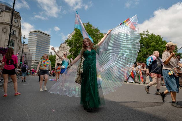 Pride in London, London, UK 4 July 2026 Participants take part in London Pride 2026 celebrations in central London on 4 July 2026. The annual event brought together members of the LGBTQ+ community, allies, and supporters to celebrate diversity, visibility, and equality., Credit:JAMES LEONARD COOK James Cook Avalon  Copyright: xJAMESxLEONARDxCOOKx xJamesxCookx xAvalonx 1114433207