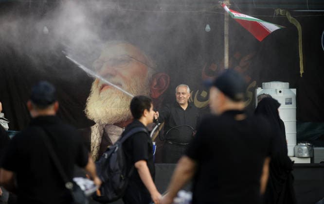 Farewell ceremony for Iran s former leader Khamenei in Tehran TEHRAN, IRAN - JULY 04: ( RESTRICTIONS: NO Access Israel Media Persian Language TV Stations Outside Iran Strictly No Access BBC Persian VOA Persian Manoto TV Iran International TV ) People attend a memorial ceremony held at the Imam Khomeini Mosalla Mosque for Iran s former leader, Ali Khamenei, who was killed in the U.S.-Israeli attack, in Tehran, Iran on July 04, 2026. Thousands of people from across Iran as well as from abroad attended the ceremony. Stringer Anadolu Tehran Iran. Editorial use only. Please get in touch for any other usage.  Copyright: x2026xAnadoluxStringerx
