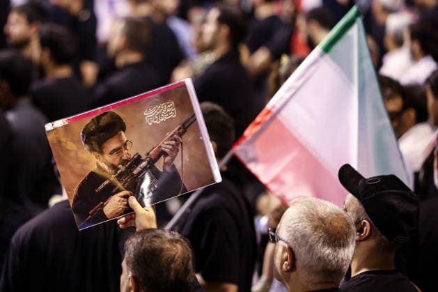 IRAN, TEHRAN - JULY 5, 2026: Mourners crowd outside the Grand Mosalla of Tehran (Imam Khomeini Mosalla of Tehran) during the state funeral of Iranian Supreme Leader Ayatollah Ali Khamenei (1939-2026). Khamenei was killed in a joint US-Israeli airstrike on February 28. Valery Sharifulin TASS  94668021