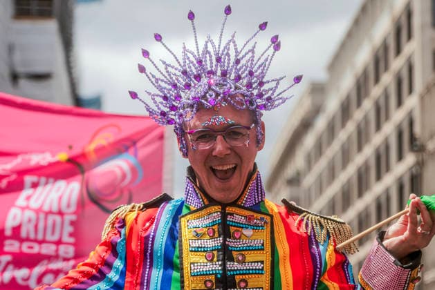 . 04 07 2026. London, United Kingdom. Pride in London Parade 2026. Pride in London 2026 a celebration of LGBTQ+ pride, with a parade through Piccadilly to performances on stage at Trafalgar Square.  xMartynxWheatleyx xi-Imagesx IIM-26883-0041