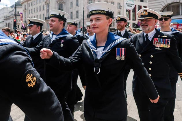 . 04 07 2026. London, United Kingdom. Pride in London Parade 2026. Pride in London 2026 a celebration of LGBTQ+ pride, with a parade through Piccadilly to performances on stage at Trafalgar Square.  xMartynxWheatleyx xi-Imagesx IIM-26883-0070