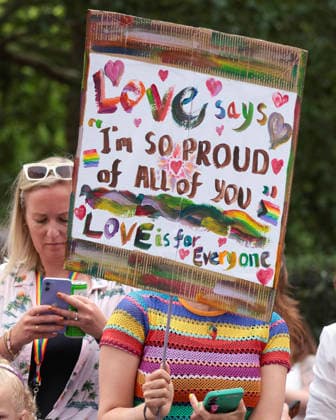 . 04 07 2026. London, United Kingdom. Pride in London Parade 2026. Pride in London 2026 a celebration of LGBTQ+ pride, with a parade through Piccadilly to performances on stage at Trafalgar Square.  xMartynxWheatleyx xi-Imagesx IIM-26883-0092