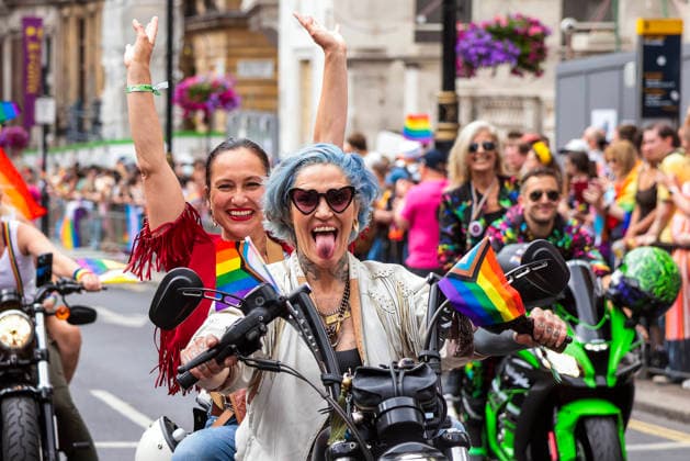 . 04 07 2026. London, United Kingdom. Pride in London Parade 2026. Pride in London 2026 a celebration of LGBTQ+ pride, with a parade through Piccadilly to performances on stage at Trafalgar Square.  xMartynxWheatleyx xi-Imagesx IIM-26883-0100