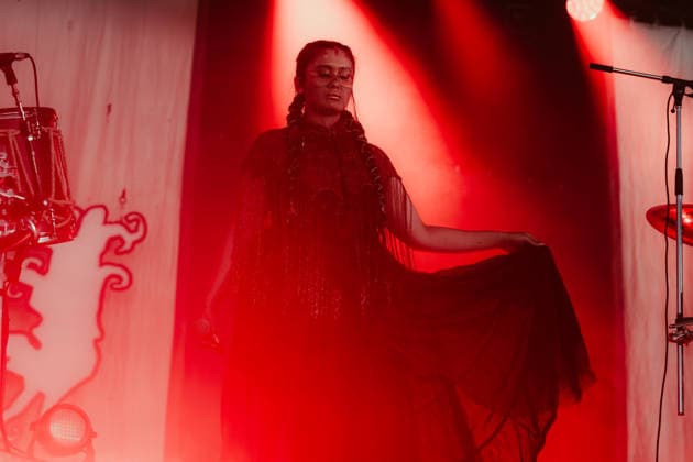 Igorrr live at Roskilde Festival 2026 Roskilde, Denmark. 04th, July 2026. The French metal act Igorrr performs a live concert during the Danish music festival Roskilde Festival 2026 in Roskilde. Here vocalist Gerda Iguchi is seen live on stage. Denmark, Roskilde  Copyright: xGonzalesxPhoto MathiasxKristensenx
