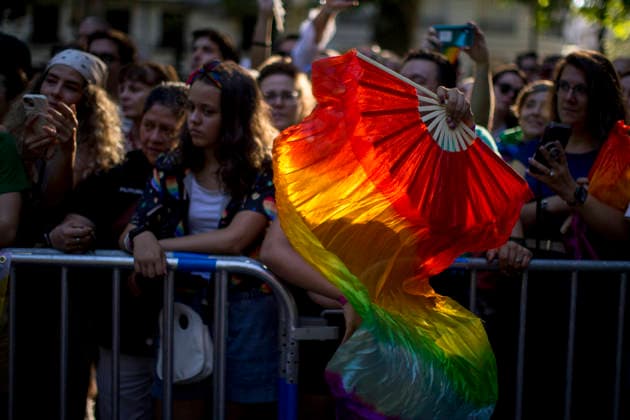 July 4, 2026, Madrid, Madrid, Spain: Hundreds of people participated in Madrid s 2026 LGBTI+ Pride March, under the slogan Take to the streets with pride! Dissent and resistance, along the Paseo del Prado in Madrid. Madrid Spain - ZUMAs296 20260704_znp_s296_006 Copyright: xLuisxSotox