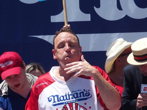 July 4, 2026, Brooklyn, New York, USA: Coney Island, New York July 4, 2026..Nathan s Hot Dog eating contest..The Nathan s Famous International Hot Dog Eating Contest is an annual American hot dog competitive eating competition held on July 4th... Miki Sudo ,& Joey Chestnut defended their tittles at the 2026 competition. Joey Chestnut ate 66 Hot Dogs and Miki Sudo ate 38.75 Hot Dogs. Brooklyn USA - ZUMAct2_ 20260704_faf_ct2_041 Copyright: xBrucexCotlerx