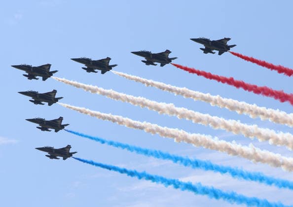 July 4, 2026, New York City, New York, USA: Military aircraft perform a flyover during the Sail parade of ships in New York Harbor celebrates its 250th anniversary on Independence Day in New York City. New York City USA - ZUMAc278 20260704_zsp_c278_018 Copyright: xMarcinxCholewinskix