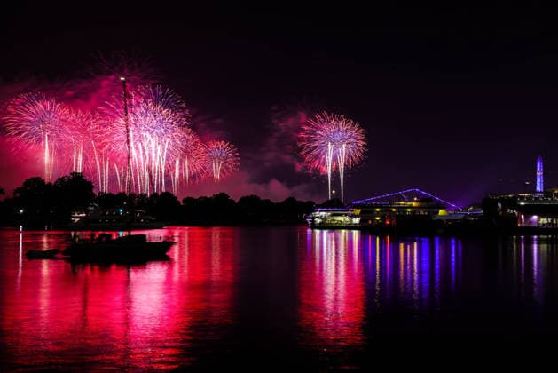 July 5, 2026, Washington, District Of Columbia, USA: The Freedom 250 fireworks display celebrating the 250th anniversary of the United States of America is seen from the Southwest Waterfront in Washington, D.C. on July 5, 2026. Washington USA  - ZUMAd227 20260705_znp_d227_004 Copyright: xBryanxDozierx