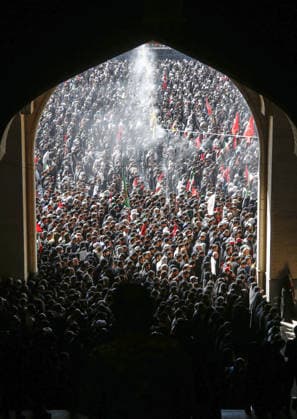 Funeral ceremony held for former Iranian Supreme Leader Ali Khamenei in Tehran TEHRAN, IRAN - JULY 5: Hundreds of thousands of Iranians gather at the Imam Khomeini Mosalla to attend the funeral prayer led by Grand Ayatollah Ja far Sobhani at a designated area inside the mosque complex during the funeral ceremony for former Iranian Supreme Leader Ali Khamenei and his family members, who were killed in U.S.-Israeli attacks, in Tehran, Iran, on July 5, 2026. Fatemeh Bahrami Anadolu Tehran Iran. Editorial use only. Please get in touch for any other usage.  Copyright: x2026xAnadoluxFatemehxBahramix