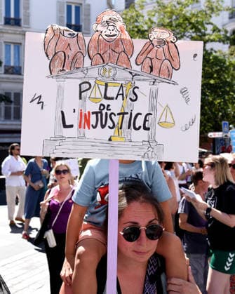 Demonstration Against The Sexual Violence - Paris Demonstration against the sexual violence and for a law integral and memory of Lyhanna in Paris, France on July 4, 2026. Photo by Alain Apaydin ABACAPRESS.COM Paris France  Copyright: xApaydinxAlain ABACAx
