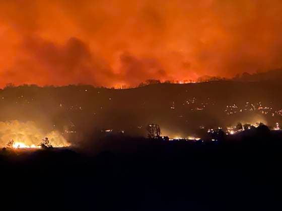 Huge fire broke out on Trevillach - Pyrenees-Orientales Huge fire broke out on the territory of the commune of Trévillach, on the outskirts of Montalba-le-Château, (Pyrénées-Orientales) about 35 kilometres from Perpignan on July 4, 2026. Photo by Geyres-Castoldi ABACAPRESS.COM Montalba-le-Château France  Copyright: xCastoldixIsabelle ABACAx