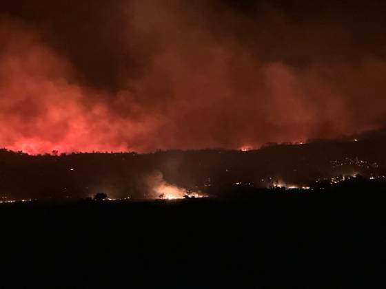 Huge fire broke out on Trevillach - Pyrenees-Orientales Huge fire broke out on the territory of the commune of Trévillach, on the outskirts of Montalba-le-Château, (Pyrénées-Orientales) about 35 kilometres from Perpignan on July 4, 2026. Photo by Geyres-Castoldi ABACAPRESS.COM Montalba-le-Château France  Copyright: xCastoldixIsabelle ABACAx