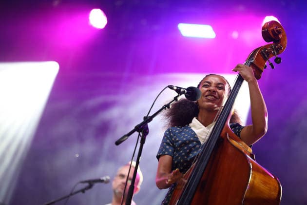 Esperanza Spalding performs at Love Supreme Jazz Festival, UK Glynde Place nr Lewes, East Sussex, UK, Love Supreme Jazz Festival 2026 on 4 July 2026. Esperanza Spalding at day 2 of the festival, Credit:Andy Sturmey Andrew Sturmey - B1114 Avalon United Kingdom, East Sussex, Glynde Place, Lewes  Copyright: xAndyxSturmeyx xAndrewxSturmeyx-xB1114x xAvalonx 1114495214