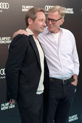 David Duchovny und John Lee Hancock beim Photocall zur Verleihung des CineMerit Awards auf dem 43. Filmfest München 2026 in der Hochschule für Fernsehen und Film. München, 04.07.2026 *** David Duchovny and John Lee Hancock at the photocall for the CineMerit Awards ceremony at the 43rd Munich Film Festival 2026 at the University of Television and Film Munich, July 4, 2026 Foto:xN.xKolinzx xFuturexImagex duchovny_6743