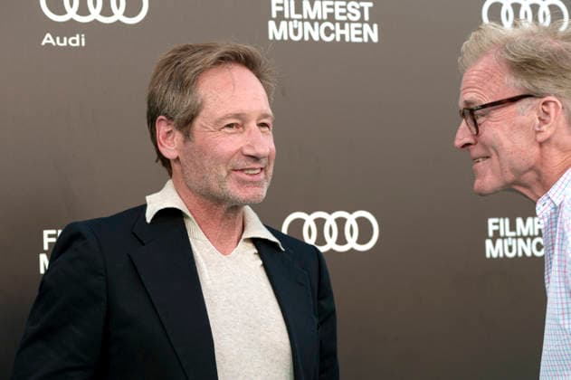 David Duchovny und John Lee Hancock beim Photocall zur Verleihung des CineMerit Awards auf dem 43. Filmfest München 2026 in der Hochschule für Fernsehen und Film. München, 04.07.2026 *** David Duchovny and John Lee Hancock at the photo call for the CineMerit Awards ceremony at the 43rd Munich Film Festival 2026 at the University of Television and Film Munich, July 4, 2026 Foto:xN.xKolinzx xFuturexImagex duchovny_6753