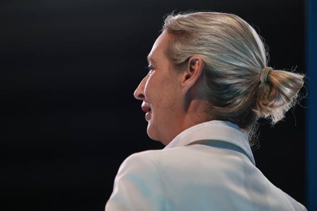 Erfurt, Thüringen, Deutschland, 05.07.2026: Messe: AfD-Bundesparteitag: Alice Weidel *** Erfurt, Thuringia, Germany, July 5, 2026, AfD National Party Convention, Alice Weidel Copyright: xdtsxNachrichtenagenturx dts_126576