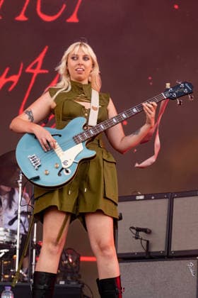 The Last Dinner Party in concert at Finsbury Park in London, UK on 05 July 2026 Georgia Davies performing with The Last Dinner Party in concert at Finsbury Park in London, UK on 05 July 2026, Credit:Stephen Keable Avalon UK, Greater London, London, Finsbury Park  Copyright: xStephenxKeablex xAvalonx 1114644619