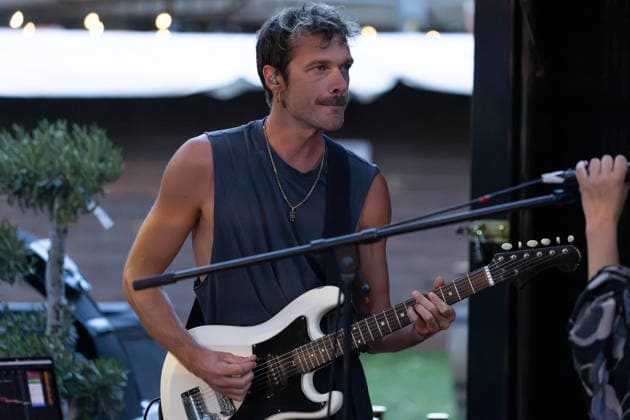 05.07.2026, Bellinzona, Parco Urbano, Nevermind Music Fest 2026: Monte Mai. Fabio Pinto (lead guitar & backing vocals) Bellinzona Parco Urbano Ticino Switzerland *** July 5, 2026, Bellinzona, Parco Urbano, Nevermind Music Fest 2026 Monte Mai Fabio Pinto lead guitar, backing vocals Bellinzona Parco Urbano Ticino Switzerland Copyright: xJustPictures.ch FrancescoxMinghettix jp-en-FrMi-_NG_0178
