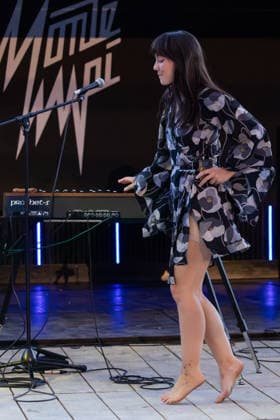 05.07.2026, Bellinzona, Parco Urbano, Nevermind Music Fest 2026: Monte Mai. AnaÃ¯s Schmid (lead vocals & synths) Bellinzona Parco Urbano Ticino Switzerland *** July 5, 2026, Bellinzona, Parco Urbano, Nevermind Music Fest 2026 Monte Mai Anaïs Schmid, lead vocals, synths, Bellinzona, Parco Urbano, Ticino, Switzerland Copyright: xJustPictures.ch FrancescoxMinghettix jp-en-FrMi-_NG_0228