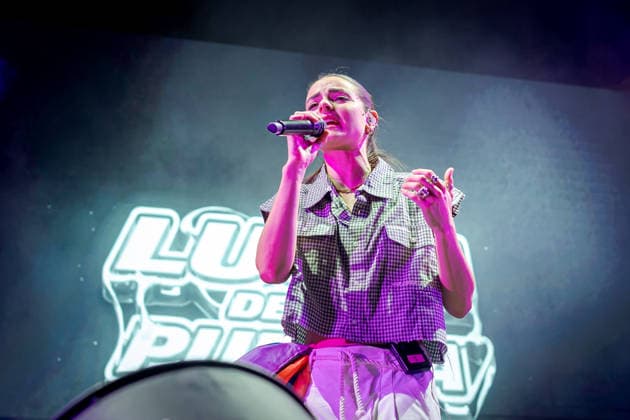 Lucía De la Puerta Performs at MADO 2026 Singer Lucía De la Puerta performs on stage at Plaza de las Reinas during MADO 2026 Madrid Pride on July 5, 2026, in Madrid, Spain. Lucía De la Puerta is an influencer, actress, singer, and medical school graduate. She describes herself as a mecatriz, went viral on TikTok, and has appeared in Netflix projects. She is an urban pop artist and a major advocate for LGBTQI+ visibility on social media. Diego Radamé Madrid, Spain Madrid, Spain Spain  Copyright: xDiegoxRadamÃ sx 7647934