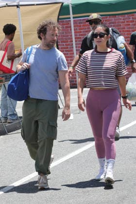 Celebrities enjoy a bright, warm day shopping at the Farmers Market Featuring: TJ Thnye, Christina Lee Where: Studio City, California, United States When: 05 Jul 2026 Credit: H2Y INSTARimages EDITORIAL USE ONLY. NOT FOR USE BY NEWSPAPERS BASED IN THE UK. Copyright: xx instar55830650
