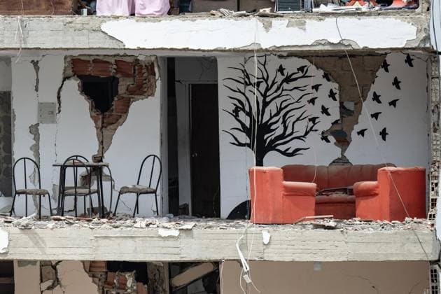 Devastation in Venezuela after twin earthquakes LA GUAIRA, VENEZUELA - JULY 5: A view of the catastrophic destruction across the Caraballeda and Caribe neighborhoods in the coastal city of La Guaira, Venezuela, on July 5, 2026, the area hardest hit by the recent 7.2 and 7.5 magnitude twin earthquakes. Cem Tekkesinoglu Anadolu La Guaira Venezuela. Editorial use only. Please get in touch for any other usage.  Copyright: x2026xAnadoluxCemxTekkesinoglux