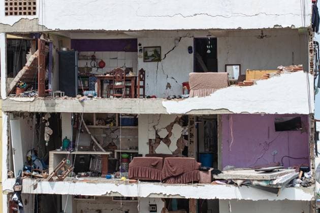 Devastation in Venezuela after twin earthquakes LA GUAIRA, VENEZUELA - JULY 5: A view of the catastrophic destruction across the Caraballeda and Caribe neighborhoods in the coastal city of La Guaira, Venezuela, on July 5, 2026, the area hardest hit by the recent 7.2 and 7.5 magnitude twin earthquakes. Cem Tekkesinoglu Anadolu La Guaira Venezuela. Editorial use only. Please get in touch for any other usage.  Copyright: x2026xAnadoluxCemxTekkesinoglux