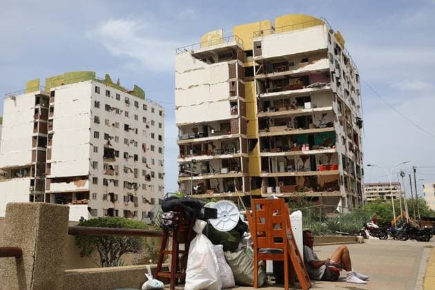 Devastation in Venezuela after twin earthquakes LA GUAIRA, VENEZUELA - JULY 5: A view of the catastrophic destruction across the coastal city of La Guaira, Venezuela, on July 5, 2026, the area hardest hit by the recent 7.2 and 7.5 magnitude twin earthquakes. Muhammed Emin Canik Anadolu Caracas Venezuela. Editorial use only. Please get in touch for any other usage.  Copyright: x2026xAnadoluxMuhammedxEminxCanikx
