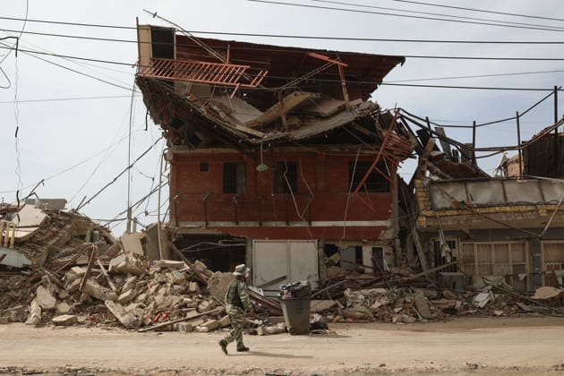 Devastation in Venezuela after twin earthquakes LA GUAIRA, VENEZUELA - JULY 5: A view of the catastrophic destruction across the coastal city of La Guaira, Venezuela, on July 5, 2026, the area hardest hit by the recent 7.2 and 7.5 magnitude twin earthquakes. Muhammed Emin Canik Anadolu Caracas Venezuela. Editorial use only. Please get in touch for any other usage.  Copyright: x2026xAnadoluxMuhammedxEminxCanikx