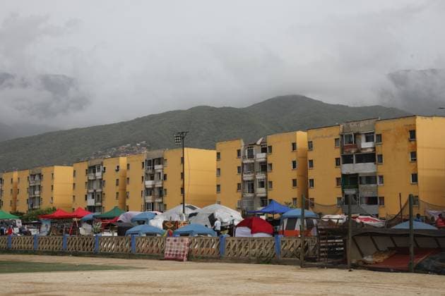 Devastation in Venezuela after twin earthquakes LA GUAIRA, VENEZUELA - JULY 5: A view of the catastrophic destruction across the coastal city of La Guaira, Venezuela, on July 5, 2026, the area hardest hit by the recent 7.2 and 7.5 magnitude twin earthquakes. Muhammed Emin Canik Anadolu Caracas Venezuela. Editorial use only. Please get in touch for any other usage.  Copyright: x2026xAnadoluxMuhammedxEminxCanikx