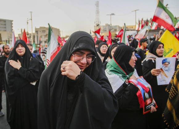 Funeral ceremony held in Tehran for Iran s former leader Khamenei TEHRAN, IRAN - JULY 6: Mourners attend the funeral ceremony held for former Iranian Supreme Leader Ali Khamenei and his family members, who were killed in U.S.-Israeli attacks, in Tehran, Iran, on July 6, 2026. Fatemeh Bahrami Anadolu Tehran Iran. Editorial use only. Please get in touch for any other usage.  Copyright: x2026xAnadoluxFatemehxBahramix