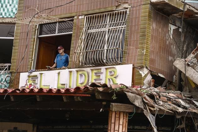 Earthquake Damage Remains Visible in El Junquito as Recovery Continues EL JUNQUITO, CARACAS, VENEZUELA JULY 5, 2026: Destroyed buildings and damaged infrastructure are seen in the El Junquito district of Caracas following the devastating twin earthquakes that struck Venezuela s northern Caribbean region on June 24. Recovery and damage assessment operations continue across affected communities. According to the latest official figures, at least 3,342 people have been killed, more than 16,400 injured, and over 17,000 left homeless as a result of the disaster. EL JUNQUITO Venezuela (Bolivarian Republic of) Copyright: x xLauraxdexChiclanax xJNAxPressx